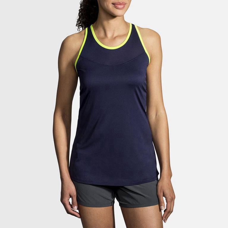 Brooks Stealth Mujer Camiseta Sin Mangas - Azules (5284XBCKG)